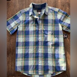 NWT Boys Large 10/12 button up t-shirt.